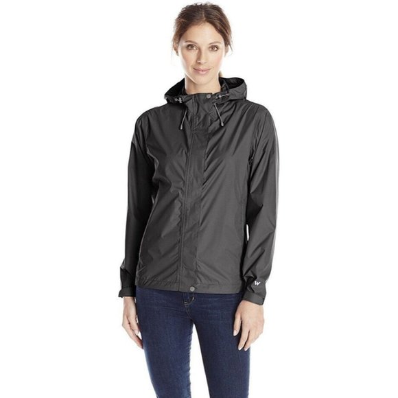 White Sierra Jackets & Coats White Sierra Trabagon Womens Hooded Rain Jacket Black Medium